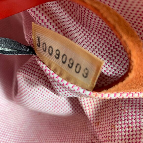 DOONEY BOURKE Zebra Drawstring Bucket Bag Red Leather Trim Buckle Strap EUC - Picture 15 of 15